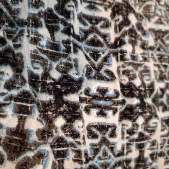 Plus 1x Chiffon Flounce Ruffle Summer Beachy Maxi Dress Aqua Blue Brown Strappy - Picture 6 of 10